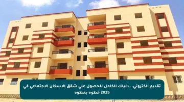 تقديم إلكتروني.. دليلك الكامل للحصول على شقق الإسكان الاجتماعي في 2025 خطوة بخطوة